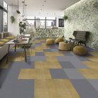 Solution Dyed Polypropylene Nylon Carpet Tiles 50x50cm Loop Pile For Business