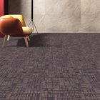 Loop Pile Nylon Floor Carpet Polypropylene 50cmx50cm Bitumen Carpet