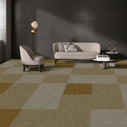 Bitumen 50x50cm Nylon Floor Carpet Anti Static Solution Dyed Carpet Commercial