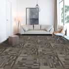 Anti Static Nylon Carpet Tiles 50x50cm Polypropylene Loop Pile Polypropylene