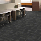 High Low Loop Nylon Carpet Tiles Jacquard Pile 50x50Cm Polypropylene Anti-Static