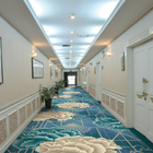 Banquet Hall Wool Nylon Woven Axminster Carpet With CRI