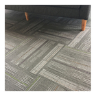 50cm*50cm Nylon Solution Dyed Carpet Tiles With PVC Backing Commercial Carpet
