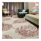 Modern Wall To Wall Carpet For Hotel Elegance Flower Design Carpet