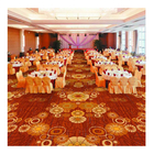 Casino Carpet Red Luxury Wool Carpet With Machine Woven Technology