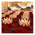 Casino Carpet Red Luxury Wool Carpet With Machine Woven Technology