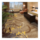Lead And Flower Element Nylon Wall To Wall Printed Carpet For Room