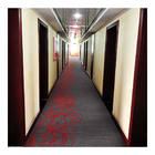 Corridor Carpet Nylon Printed Carpet Custom Design Stain Resistant