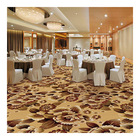 Luxury Banquet Hall PP Wilton Floral Patterned Carpet Woven Carpet In Stock