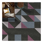 50cm X 50cm Nylon Carpet Tiles Fire Resistant Modular Carpet With PVC