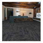 25cm X 100cm Modular Carpet Custom Printed Carpet Tiles For Office Flooring