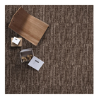 20" X 20" Customized Pattern Office Printed Carpet Tiles Nylon Fiber With PVC Backing