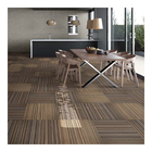50cm X 50cm Stripe PP Commercial Modular Carpet For Entryway Or Room