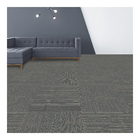 Washable Commercial Modular Carpet With PVC Backing 20x20 Inch