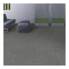 Bright Color Embellishment Grey Nylon Carpet Tiles For Home Or Business