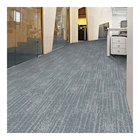 Bright Color Embellishment Grey Nylon Carpet Tiles For Home Or Business