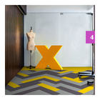 Colorful Plain Carpet Nylon Carpet Tile With Soft Backing For Residential