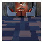 Colorful Plain Carpet Nylon Carpet Tile With Soft Backing For Residential