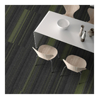 Long Nylon Carpet Tiles 10x40 Inch Grey With Some Color Line