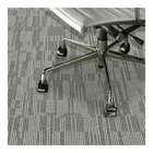 Cost-Effective Carpet PP Carpet Tiles With Soft Non-Woven Backing 50x50 cm