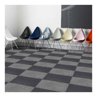 Jacquard Commercial Modular Carpet With Bitumen Backing PP Carpet Tiles