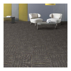 Jacquard Polypropylene Carpet Tiles With Bitumen Backing For Business