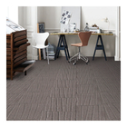 High-Low Loop Plain Commercial Broadloom Carpet Solution Dye INVISTA Nylon 66