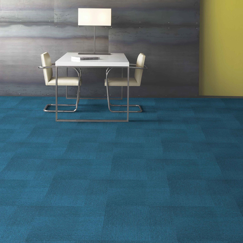 Loop Pile Indoor Carpet Tiles 50x50 Cm Anti Static Removable Carpet Tiles