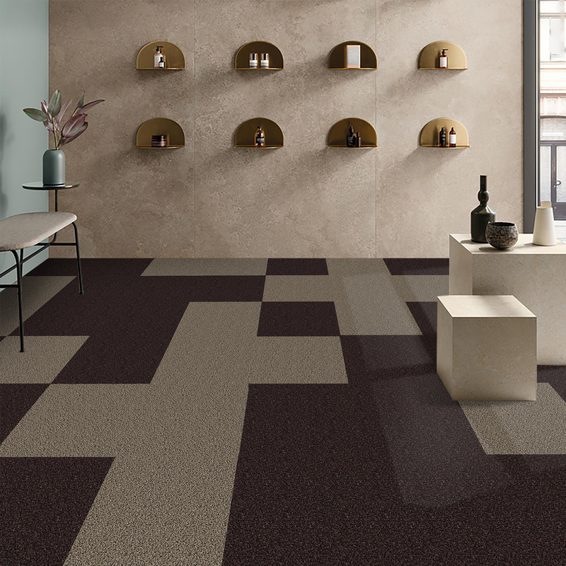 Cut Pile Loop Carpet Tiles Polypropylene Anti Static Nylon Floor Carpet