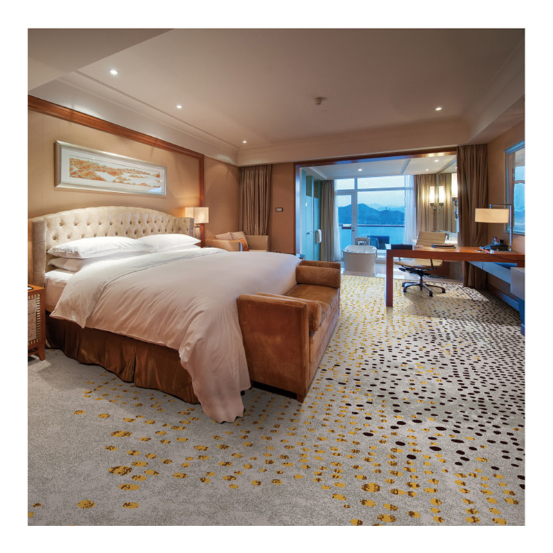 Nylon Printed Cut Pile Carpet For Hotel Room Living Room