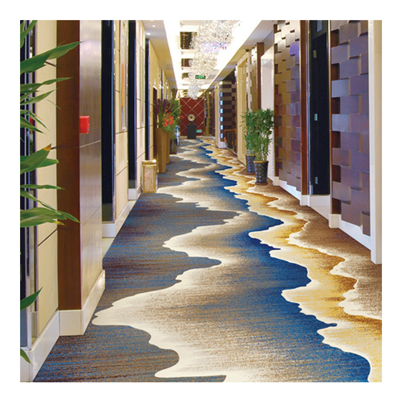 Tufted Luxury Hospitality Carpet  Nylon Printed Carpet For Public Space Corridor