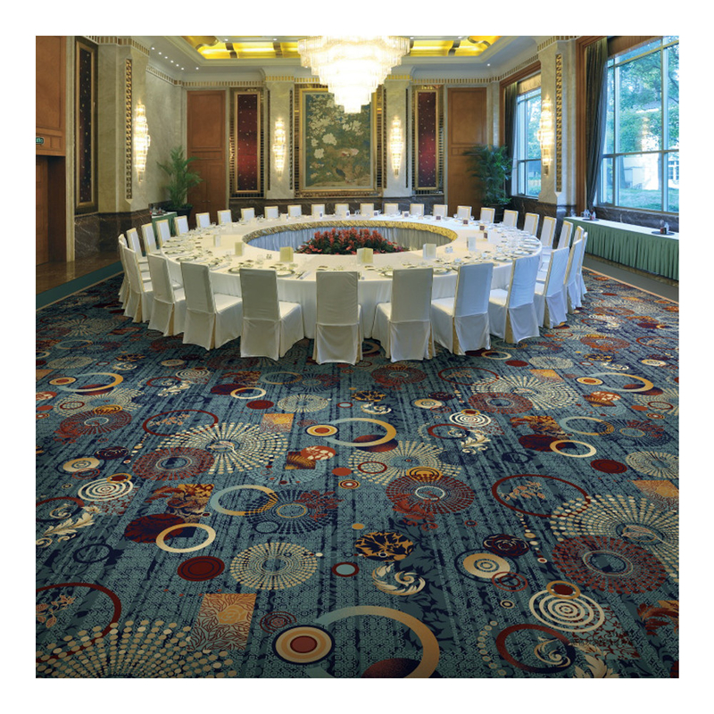 Elegane Style Banquet Hall Nylon Printed Carpet With Static Control