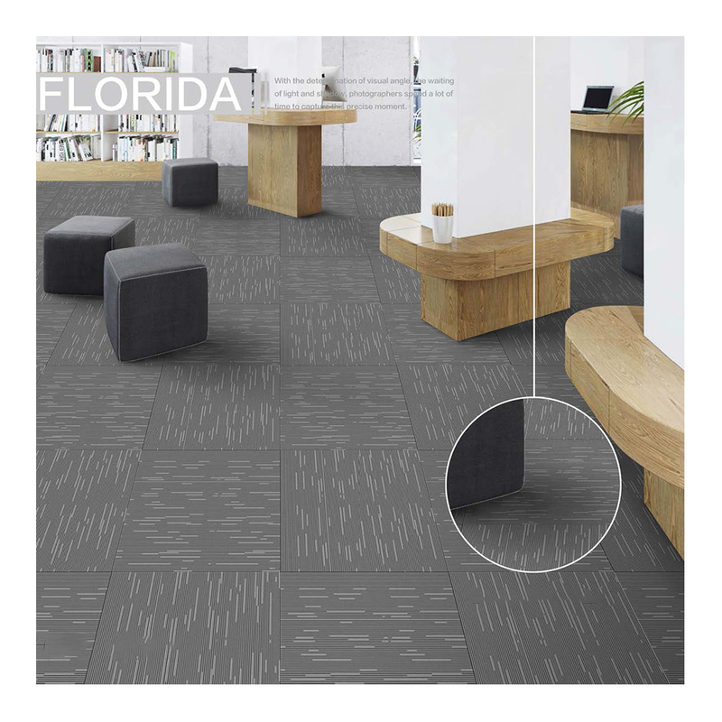 Gorgeous And Modern Densign Floor Printed Carpet Tiles Indoor Use Only