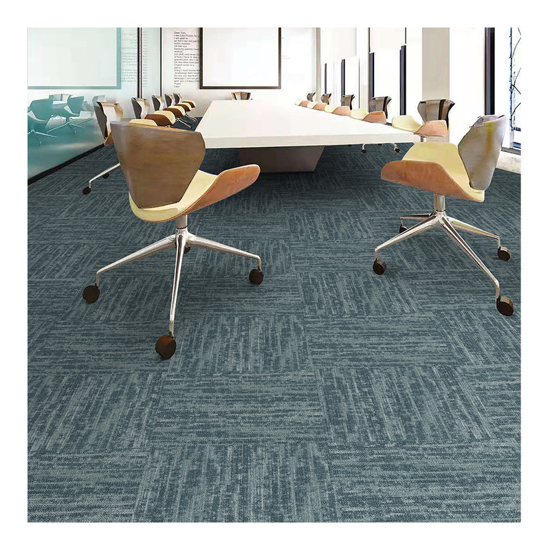 20" X 20" Customized Pattern Office Printed Carpet Tiles Nylon Fiber With PVC Backing