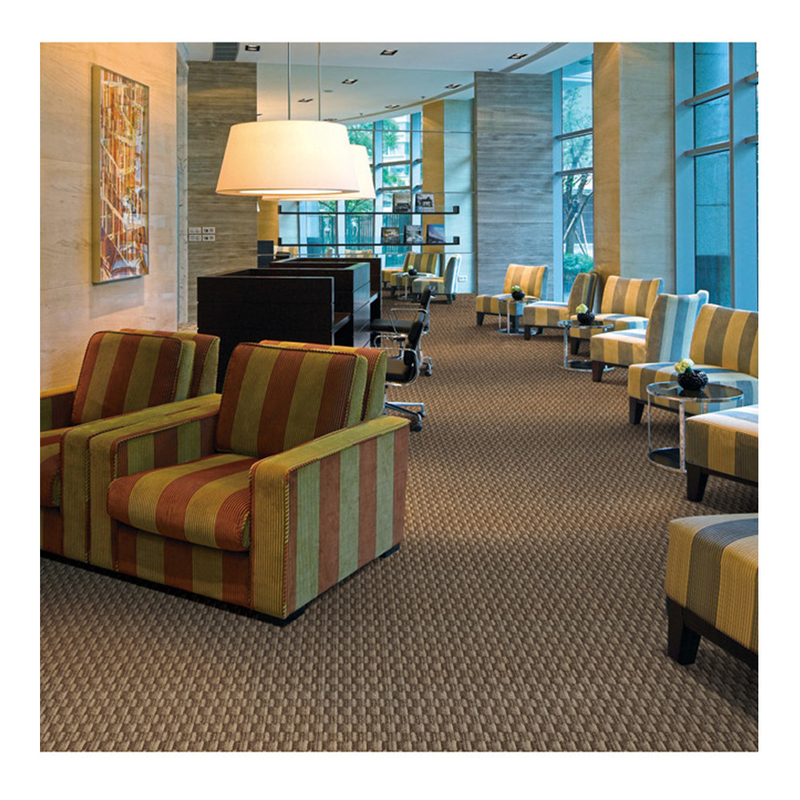 Wool Blended Carpet 90% PP 10% Wool Wall To Wall Tufted Carpet For Hotel